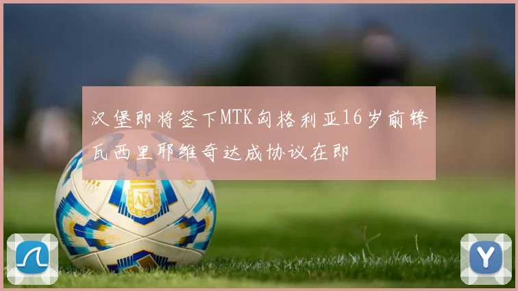 汉堡即将签下MTK匈格利亚16岁前锋瓦西里耶维奇达成协议在即